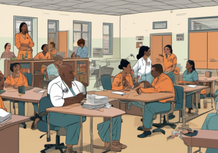 Oregon Creates Six‑Figure Role for Trans Inmate Care Amid Budget Cuts — AI-generated editorial illustration