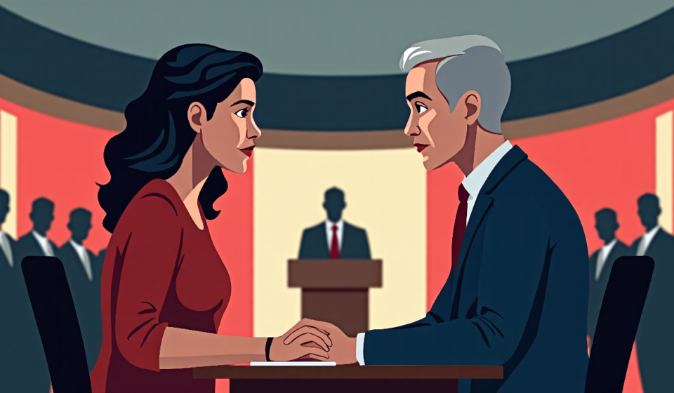 Vance’s Mom Fires Back at El‑Sayed Over Family Jabs — AI-generated editorial illustration