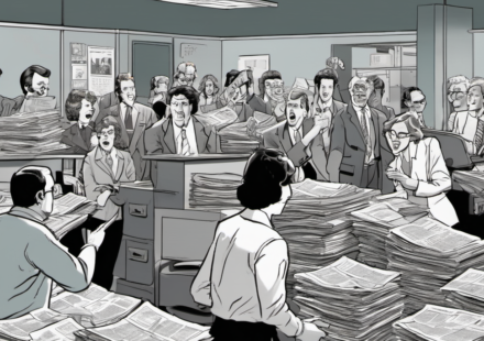 Danny Boyle’s ‘Ink’ Unravels the Sun’s Sensationalist Roots — AI-generated editorial illustration