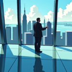 One World Observatory: New Skyline Gem Offers Breathtaking Views — AI-generated editorial illustration