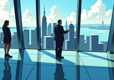 One World Observatory: New Skyline Gem Offers Breathtaking Views — AI-generated editorial illustration