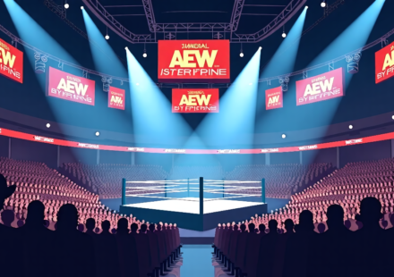 AEW Dynamite Live from Texas: Post‑All In London Highlights — AI-generated editorial illustration