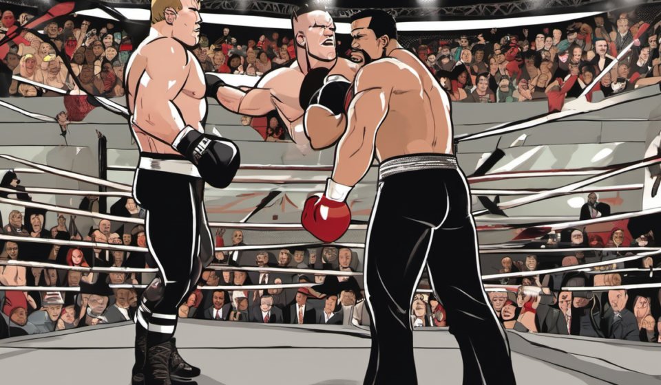 Waller’s TNA Tirade Sparks AJ Francis Boxing Challenge — AI-generated editorial illustration