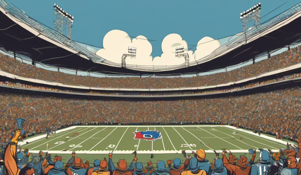 NFC North Showdown: Lions vs. Bears for Division Crown — AI-generated editorial illustration