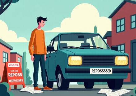 Aaron Phypers Claims Car Repossessed, Gas Shortage Amid Divorce Fallout — AI-generated editorial illustration