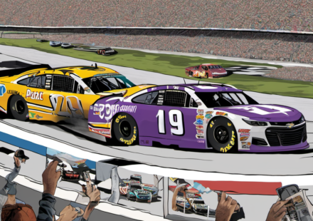 Tyler Reddick vs. Denny Hamlin: Darlington’s Southern 500 Chase Showdown — AI-generated editorial illustration