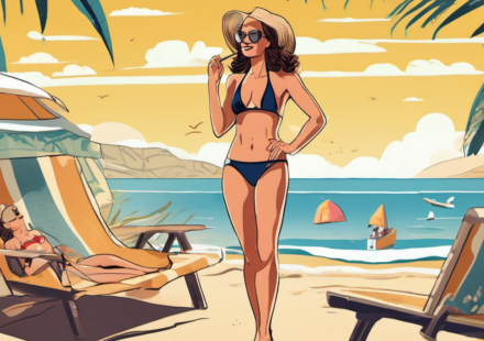 Netflix Star’s Bikini Snap Sparks Guess‑Game Among Fans — AI-generated editorial illustration