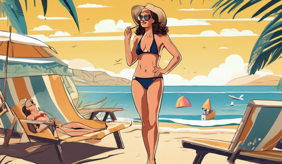 Netflix Star’s Bikini Snap Sparks Guess‑Game Among Fans — AI-generated editorial illustration