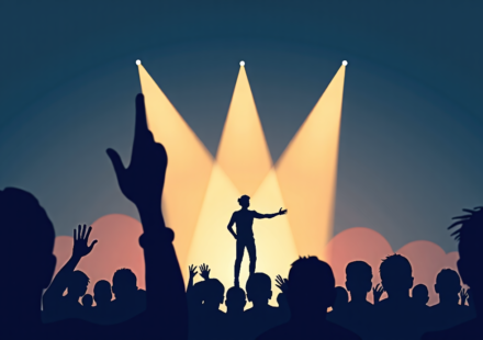 Chris Brown’s Stage Stunt: Fan Offers Wife, Singer Responds — AI-generated editorial illustration