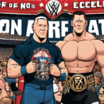 John Cena Congratulates The Miz on 20-Year WWE Milestone — AI-generated editorial illustration