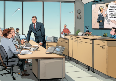 Good Good Golf CEO Resigns After Sexist Ad Fallout — AI-generated editorial illustration