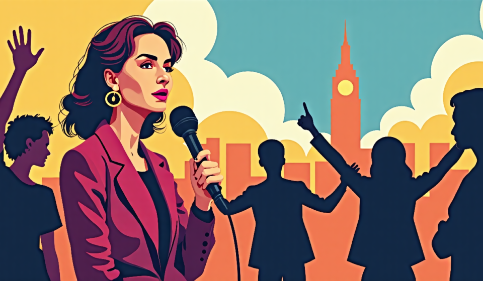 Gloria Steinem, Iconic Feminist and Journalist, Dies at 92 — AI-generated editorial illustration