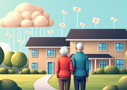 Retirement Communities: How Your Move Can Expose Personal Data — AI-generated editorial illustration