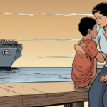 USS Abraham Lincoln Sailors Return to Thailand After 286 Days at Sea — AI-generated editorial illustration