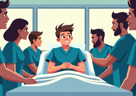 Giants RB Cam Skattebo Contemplates Retirement After Ankle Injury — AI-generated editorial illustration