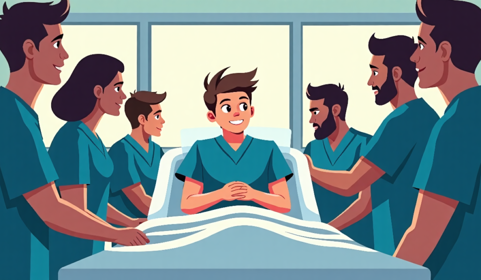 Giants RB Cam Skattebo Contemplates Retirement After Ankle Injury — AI-generated editorial illustration