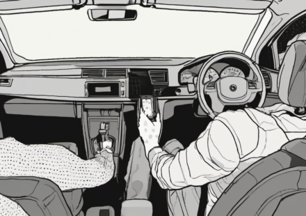 Google’s Motion Assist May Reduce Car Sickness on Pixel Phones — AI-generated editorial illustration