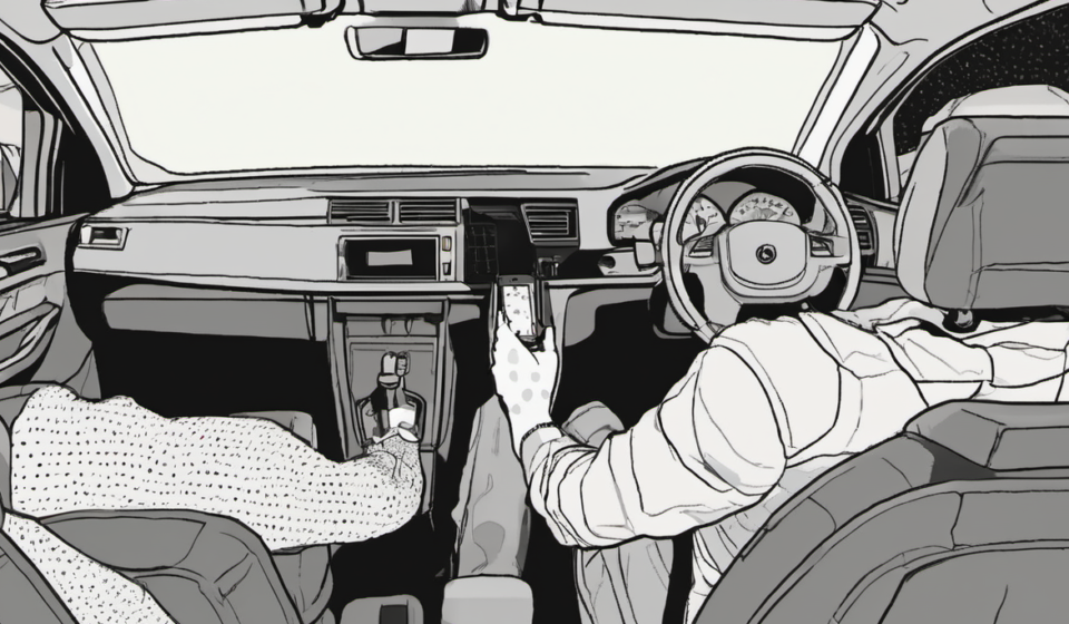Google’s Motion Assist May Reduce Car Sickness on Pixel Phones — AI-generated editorial illustration