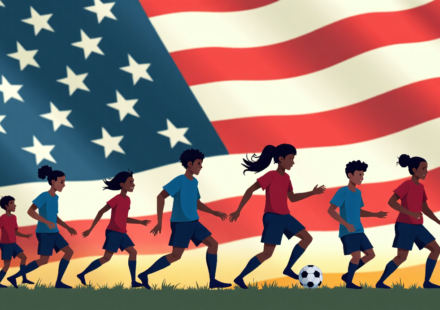 USA’s Next Generation: 12 Youngsters in Early Mix for 2030 World Cup — AI-generated editorial illustration