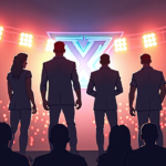 NXT’s Big Match: Stone Sets Stage for 9/8 Six-Man Tag Showdown — AI-generated editorial illustration