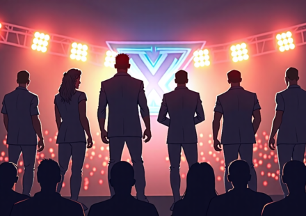 NXT’s Big Match: Stone Sets Stage for 9/8 Six-Man Tag Showdown — AI-generated editorial illustration