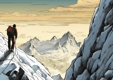 Everest: The Other Side – A Grief‑Driven Climb to the Summit — AI-generated editorial illustration