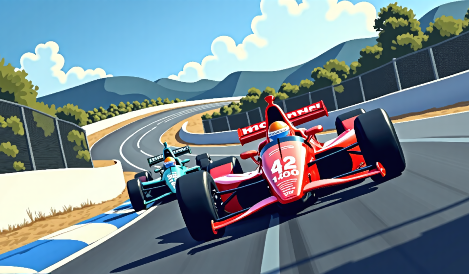 Why IndyCar’s Final Race Still Matters After Title Is Secured — AI-generated editorial illustration