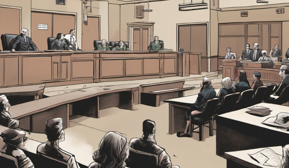 Jury Deadlock and Parking Spot Shooting: A June Legal Drama — AI-generated editorial illustration
