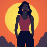 Guess the Hot Babe Bustin’ Out of Her Tank: Who’s the Star? — AI-generated editorial illustration