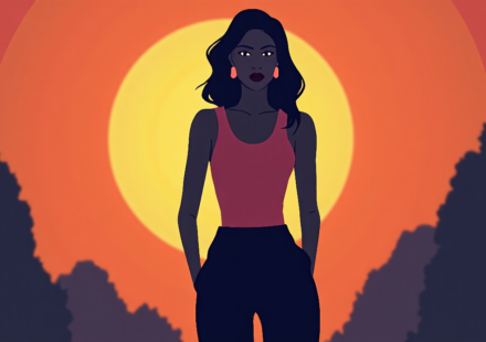 Guess the Hot Babe Bustin’ Out of Her Tank: Who’s the Star? — AI-generated editorial illustration