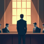 Lindsay Clancy Jury Stalemate: One Juror Holds Verdict to Friday — AI-generated editorial illustration