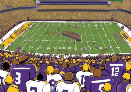 LSU Can Now Add Former NFL Players After Louisiana Court Ruling — AI-generated editorial illustration