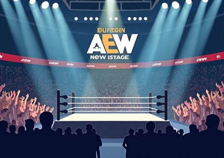 AEW Collision 2026: Highlights from Allen, TX Tapings — AI-generated editorial illustration