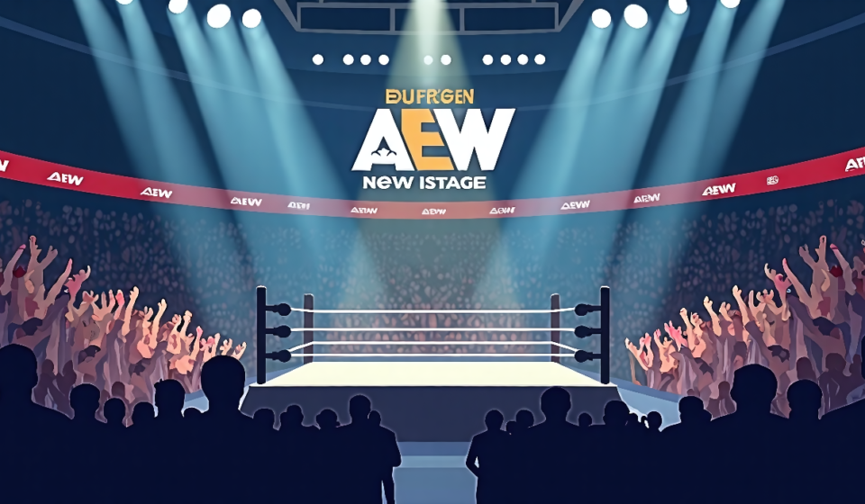 AEW Collision 2026: Highlights from Allen, TX Tapings — AI-generated editorial illustration