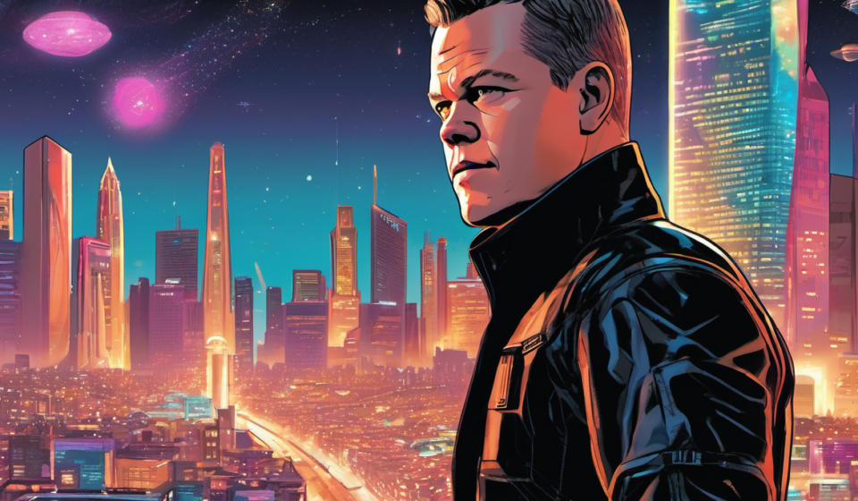 Matt Damon Launches ‘Thasnagar’ in LA: A New Sci‑Fi Adventure Begins — AI-generated editorial illustration