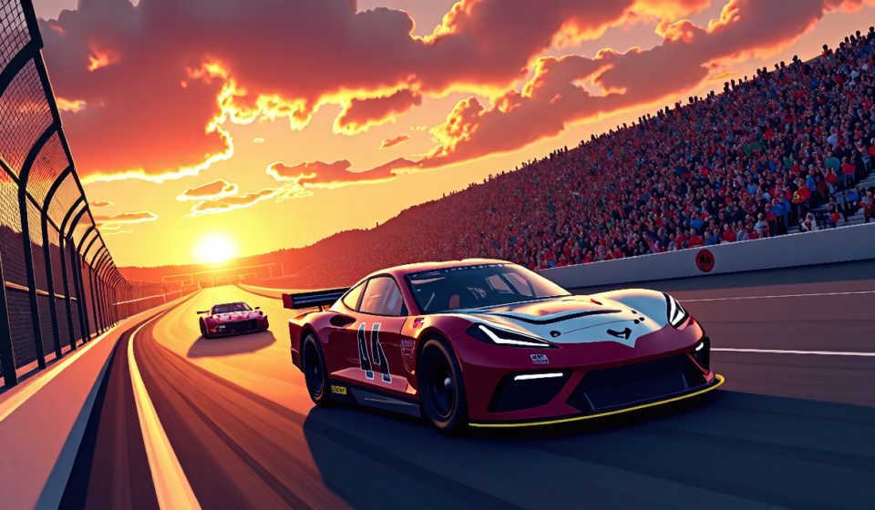 The Chase Begins: What to Expect as NASCAR’s Postseason Kicks Off at Darlington — AI-generated editorial illustration