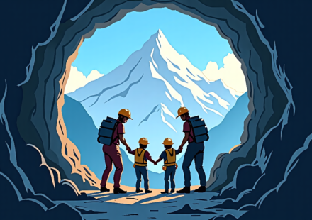 Nine‑Day Rescue: Two Hydropower Workers Pulled Alive from Nepal Tunnel — AI-generated editorial illustration