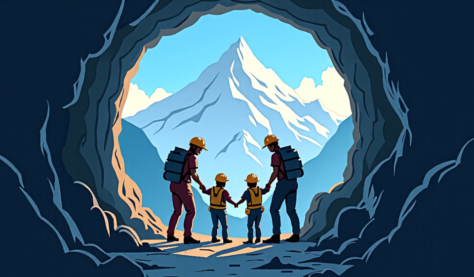 Nine‑Day Rescue: Two Hydropower Workers Pulled Alive from Nepal Tunnel — AI-generated editorial illustration