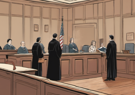 Deadlocked Jury in Lindsay Clancy Trial Hinders Unanimous Verdict — AI-generated editorial illustration