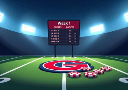 Week 1 College Football: Hill Picks Bulldogs, Others for Big Wins — AI-generated editorial illustration