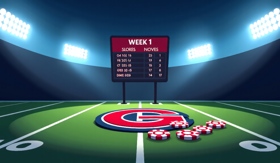 Week 1 College Football: Hill Picks Bulldogs, Others for Big Wins — AI-generated editorial illustration