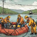 Nine Days After Floods, Nepal Workers Pulled Alive From Tunnel — AI-generated editorial illustration