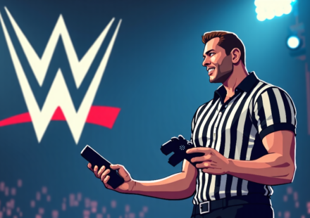 Mike Chioda Alleges WWE Removed His Video‑Game Likeness After Missing Royalties — AI-generated editorial illustration
