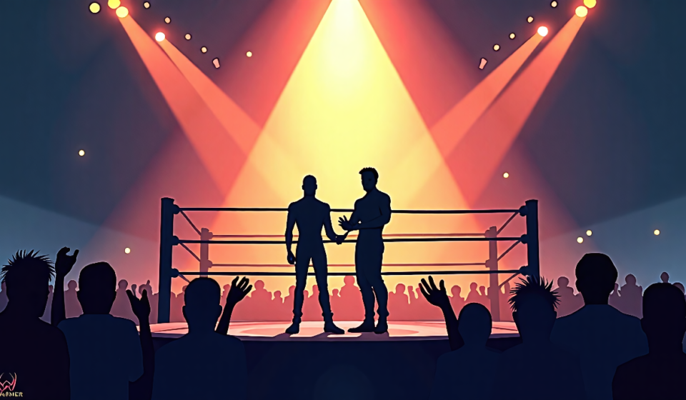 Why Jon Moxley Got the AEW Title Shot Over Andrade El Idolo — AI-generated editorial illustration
