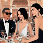 Kendall Jenner & Sydney Sweeney Shine at Venice’s Armani Dinner — AI-generated editorial illustration