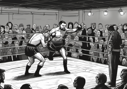 Hechicero Reflects on Eddie Kingston Match at CMLL — AI-generated editorial illustration