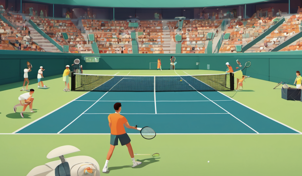 AI Transforms the U.S. Open: A New Lens for Players and Fans — AI-generated editorial illustration