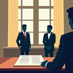 Nigel Farage’s Senior Aides Resign Amid Undercover Report Scandal — AI-generated editorial illustration