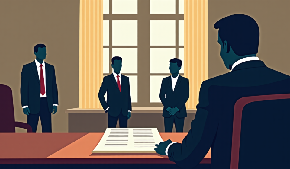 Nigel Farage’s Senior Aides Resign Amid Undercover Report Scandal — AI-generated editorial illustration