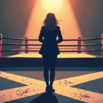 Stephanie McMahon Reflects on Identity After WWE Exit — AI-generated editorial illustration